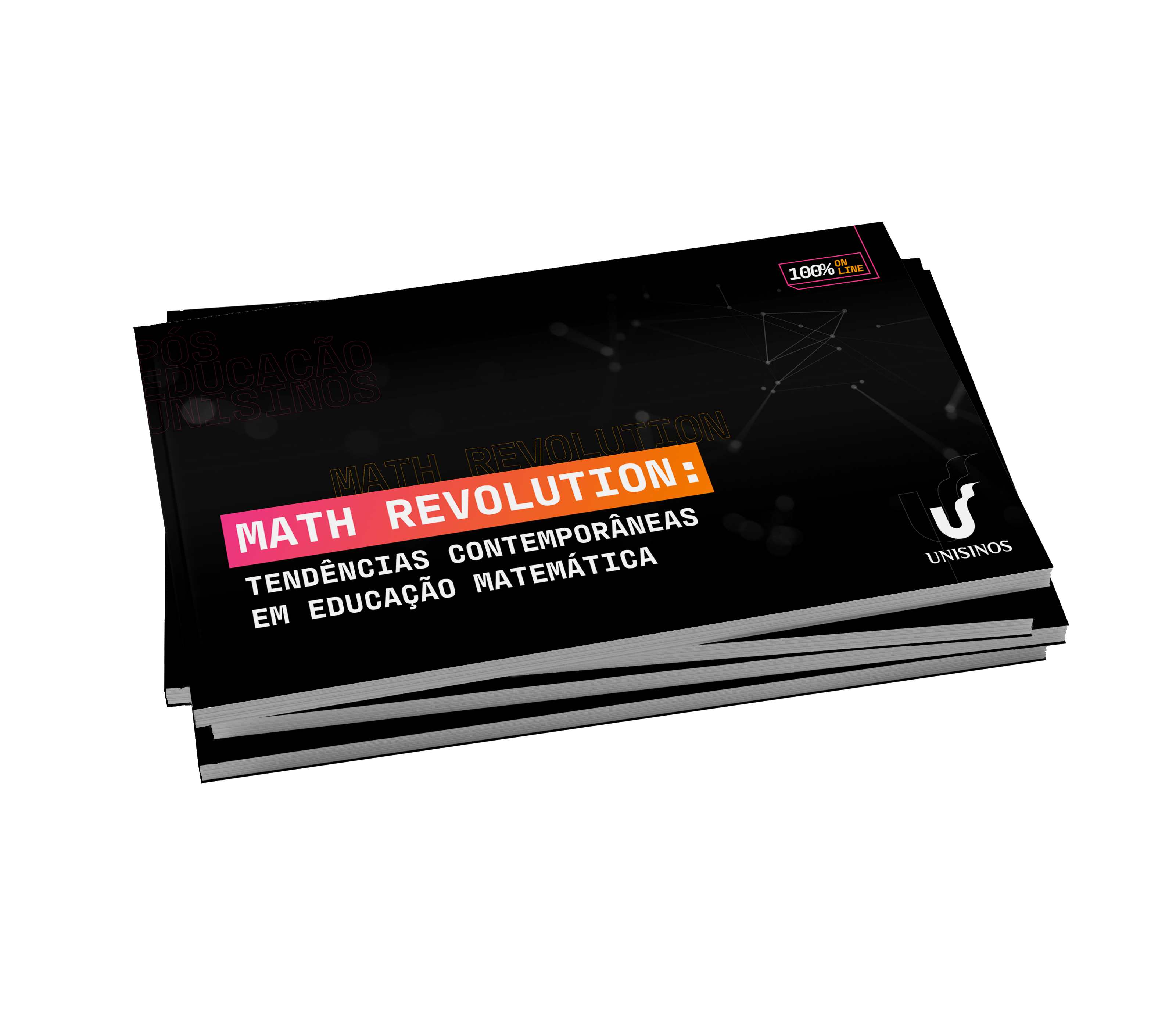 Capa do guia do curso Math Revolution: tendências contemporâneas em Educação Matemática da pós-graduação em educação